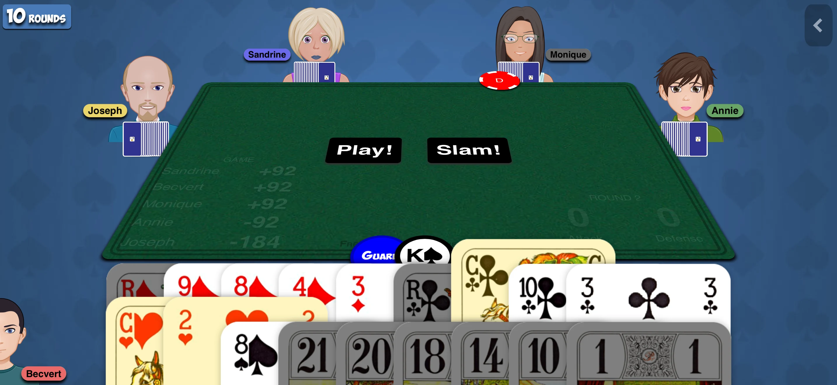 French-Tarot screenshot